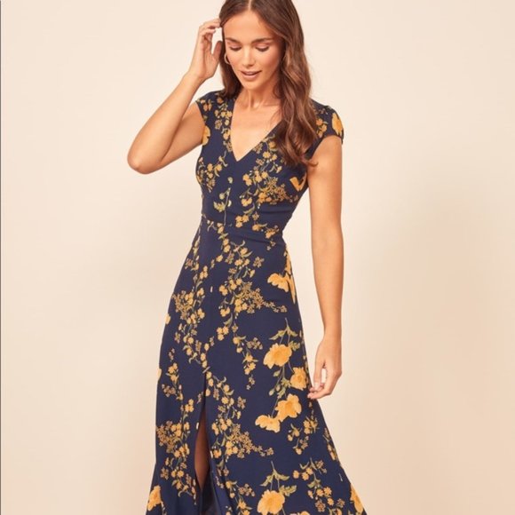 NWOT Reformation Wellfleet Dress - Picture 2 of 6